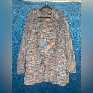 Colorful Knit Cardigan